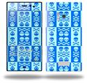 Skull And Crossbones Pattern Blue - Decal Style Skin (fits Nokia Lumia 928)