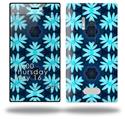 Abstract Floral Blue - Decal Style Skin (fits Nokia Lumia 928)