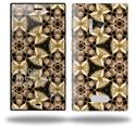 Leave Pattern 1 Brown - Decal Style Skin (fits Nokia Lumia 928)