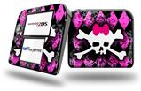 Pink Diamond Skull - Decal Style Vinyl Skin fits Nintendo 2DS - 2DS NOT INCLUDED