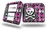 Pink Bow Skull - Decal Style Vinyl Skin fits Nintendo 2DS - 2DS NOT INCLUDED