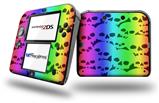 Rainbow Skull Collection - Decal Style Vinyl Skin fits Nintendo 2DS - 2DS NOT INCLUDED