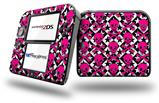 Pink Skulls and Stars - Decal Style Vinyl Skin fits Nintendo 2DS - 2DS NOT INCLUDED