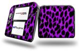 Purple Leopard - Decal Style Vinyl Skin fits Nintendo 2DS - 2DS NOT INCLUDED