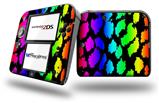 Rainbow Leopard - Decal Style Vinyl Skin fits Nintendo 2DS - 2DS NOT INCLUDED
