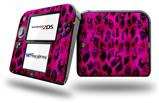 Pink Distressed Leopard - Decal Style Vinyl Skin fits Nintendo 2DS - 2DS NOT INCLUDED