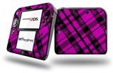 Pink Plaid - Decal Style Vinyl Skin fits Nintendo 2DS - 2DS NOT INCLUDED