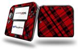 Red Plaid - Decal Style Vinyl Skin fits Nintendo 2DS - 2DS NOT INCLUDED