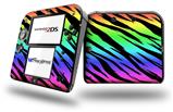 Tiger Rainbow - Decal Style Vinyl Skin fits Nintendo 2DS - 2DS NOT INCLUDED