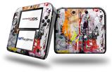 Abstract Graffiti - Decal Style Vinyl Skin fits Nintendo 2DS - 2DS NOT INCLUDED