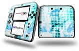 Electro Graffiti Blue - Decal Style Vinyl Skin fits Nintendo 2DS - 2DS NOT INCLUDED