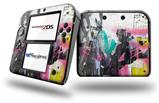 Graffiti Grunge - Decal Style Vinyl Skin fits Nintendo 2DS - 2DS NOT INCLUDED