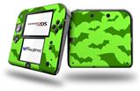 Deathrock Bats Green - Decal Style Vinyl Skin fits Nintendo 2DS - 2DS NOT INCLUDED