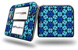 Daisies Blue - Decal Style Vinyl Skin fits Nintendo 2DS - 2DS NOT INCLUDED