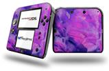 Painting Purple Splash - Decal Style Vinyl Skin fits Nintendo 2DS - 2DS NOT INCLUDED