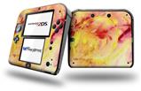 Painting Yellow Splash - Decal Style Vinyl Skin fits Nintendo 2DS - 2DS NOT INCLUDED