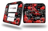 Emo Graffiti - Decal Style Vinyl Skin fits Nintendo 2DS - 2DS NOT INCLUDED