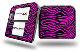 Pink Zebra - Decal Style Vinyl Skin fits Nintendo 2DS - 2DS NOT INCLUDED
