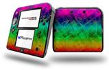 Rainbow Butterflies - Decal Style Vinyl Skin fits Nintendo 2DS - 2DS NOT INCLUDED
