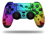 WraptorSkinz Skin compatible with Sony PS4 Dualshock Controller PlayStation 4 Original Slim and Pro Rainbow Skull Collection (CONTROLLER NOT INCLUDED)
