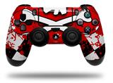 WraptorSkinz Skin compatible with Sony PS4 Dualshock Controller PlayStation 4 Original Slim and Pro Emo Skull 5 (CONTROLLER NOT INCLUDED)