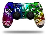 WraptorSkinz Skin compatible with Sony PS4 Dualshock Controller PlayStation 4 Original Slim and Pro Rainbow Graffiti (CONTROLLER NOT INCLUDED)