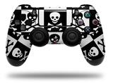 WraptorSkinz Skin compatible with Sony PS4 Dualshock Controller PlayStation 4 Original Slim and Pro Skull Checkerboard (CONTROLLER NOT INCLUDED)