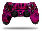 WraptorSkinz Skin compatible with Sony PS4 Dualshock Controller PlayStation 4 Original Slim and Pro Pink Distressed Leopard (CONTROLLER NOT INCLUDED)