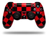 WraptorSkinz Skin compatible with Sony PS4 Dualshock Controller PlayStation 4 Original Slim and Pro Checkers Red (CONTROLLER NOT INCLUDED)