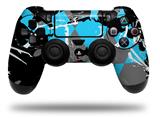 WraptorSkinz Skin compatible with Sony PS4 Dualshock Controller PlayStation 4 Original Slim and Pro SceneKid Blue (CONTROLLER NOT INCLUDED)