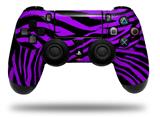 WraptorSkinz Skin compatible with Sony PS4 Dualshock Controller PlayStation 4 Original Slim and Pro Purple Zebra (CONTROLLER NOT INCLUDED)