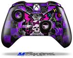 Decal Skin Wrap fits Microsoft XBOX One Wireless Controller Butterfly Skull