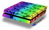 Vinyl Decal Skin Wrap compatible with Sony PlayStation 4 Original Console Rainbow Skull Collection (PS4 NOT INCLUDED)