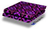 Vinyl Decal Skin Wrap compatible with Sony PlayStation 4 Original Console Pink Floral (PS4 NOT INCLUDED)