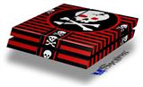 Vinyl Decal Skin Wrap compatible with Sony PlayStation 4 Original Console Skull Cross (PS4 NOT INCLUDED)