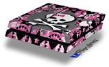 Vinyl Decal Skin Wrap compatible with Sony PlayStation 4 Original Console Pink Bow Skull (PS4 NOT INCLUDED)