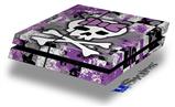 Vinyl Decal Skin Wrap compatible with Sony PlayStation 4 Original Console Princess Skull Purple (PS4 NOT INCLUDED)