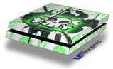 Vinyl Decal Skin Wrap compatible with Sony PlayStation 4 Original Console Cartoon Skull Green (PS4 NOT INCLUDED)