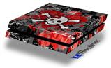 Vinyl Decal Skin Wrap compatible with Sony PlayStation 4 Original Console Emo Skull Bones (PS4 NOT INCLUDED)