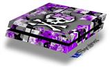Vinyl Decal Skin Wrap compatible with Sony PlayStation 4 Original Console Purple Princess Skull (PS4 NOT INCLUDED)
