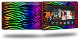 Rainbow Zebra - Decal Style Skin fits 2013 Amazon Kindle Fire HD 7 inch