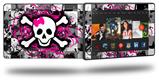 Splatter Girly Skull - Decal Style Skin fits 2013 Amazon Kindle Fire HD 7 inch