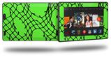 Ripped Fishnets Green - Decal Style Skin fits 2013 Amazon Kindle Fire HD 7 inch