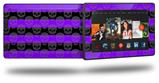 Skull Stripes Purple - Decal Style Skin fits 2013 Amazon Kindle Fire HD 7 inch