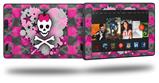 Princess Skull Heart - Decal Style Skin fits 2013 Amazon Kindle Fire HD 7 inch