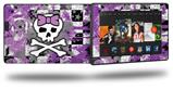 Princess Skull Purple - Decal Style Skin fits 2013 Amazon Kindle Fire HD 7 inch