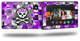 Purple Princess Skull - Decal Style Skin fits 2013 Amazon Kindle Fire HD 7 inch