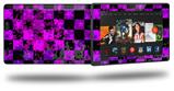 Purple Star Checkerboard - Decal Style Skin fits 2013 Amazon Kindle Fire HD 7 inch