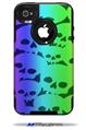 Rainbow Skull Collection - Decal Style Vinyl Skin fits Otterbox Commuter iPhone4/4s Case (CASE SOLD SEPARATELY)