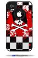 Emo Skull 5 - Decal Style Vinyl Skin fits Otterbox Commuter iPhone4/4s Case (CASE SOLD SEPARATELY)